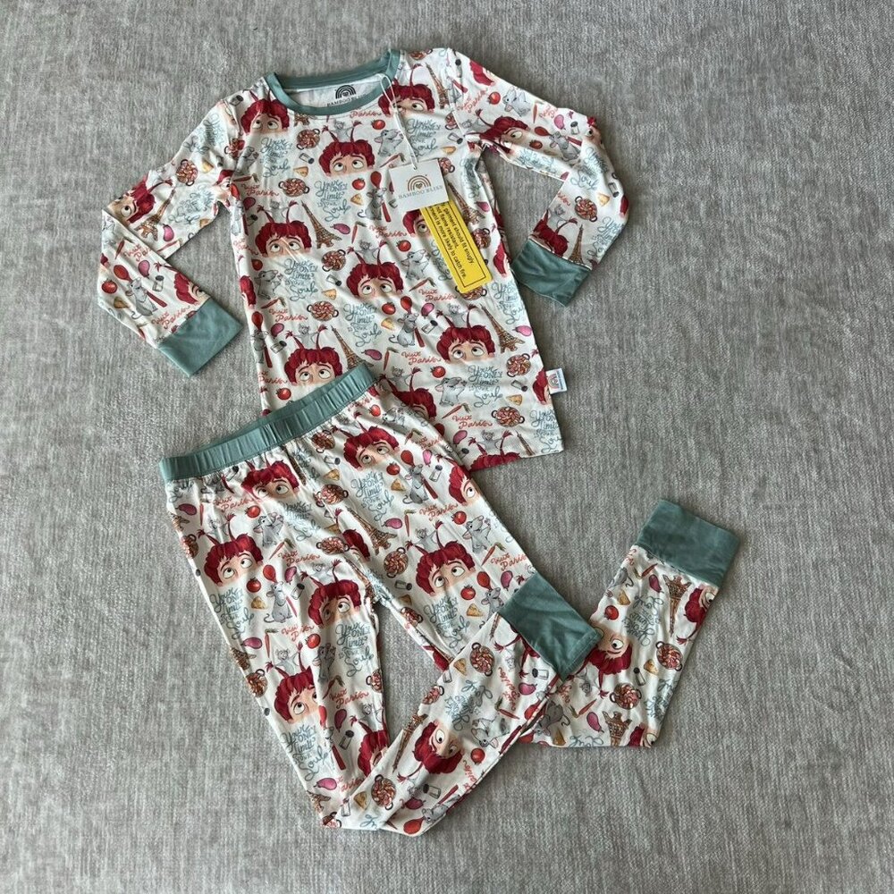 5-6y Bamboo Bliss Disney Ratatouille Pajamas